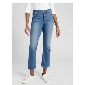 ATHLETA Sculptek Crop Kick Morro Wash Jean